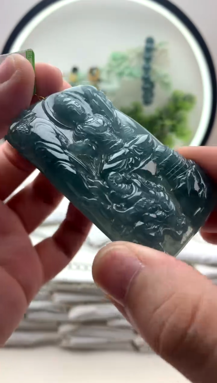 颈饰未镶嵌翡翠文殊