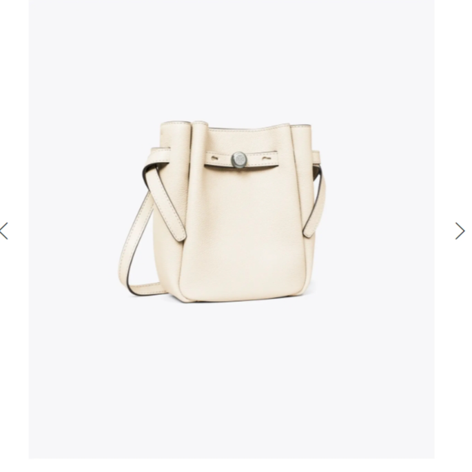 Tory Burch汤丽柏琦 预售 ROMY奶油白小号斜挎包171002-921