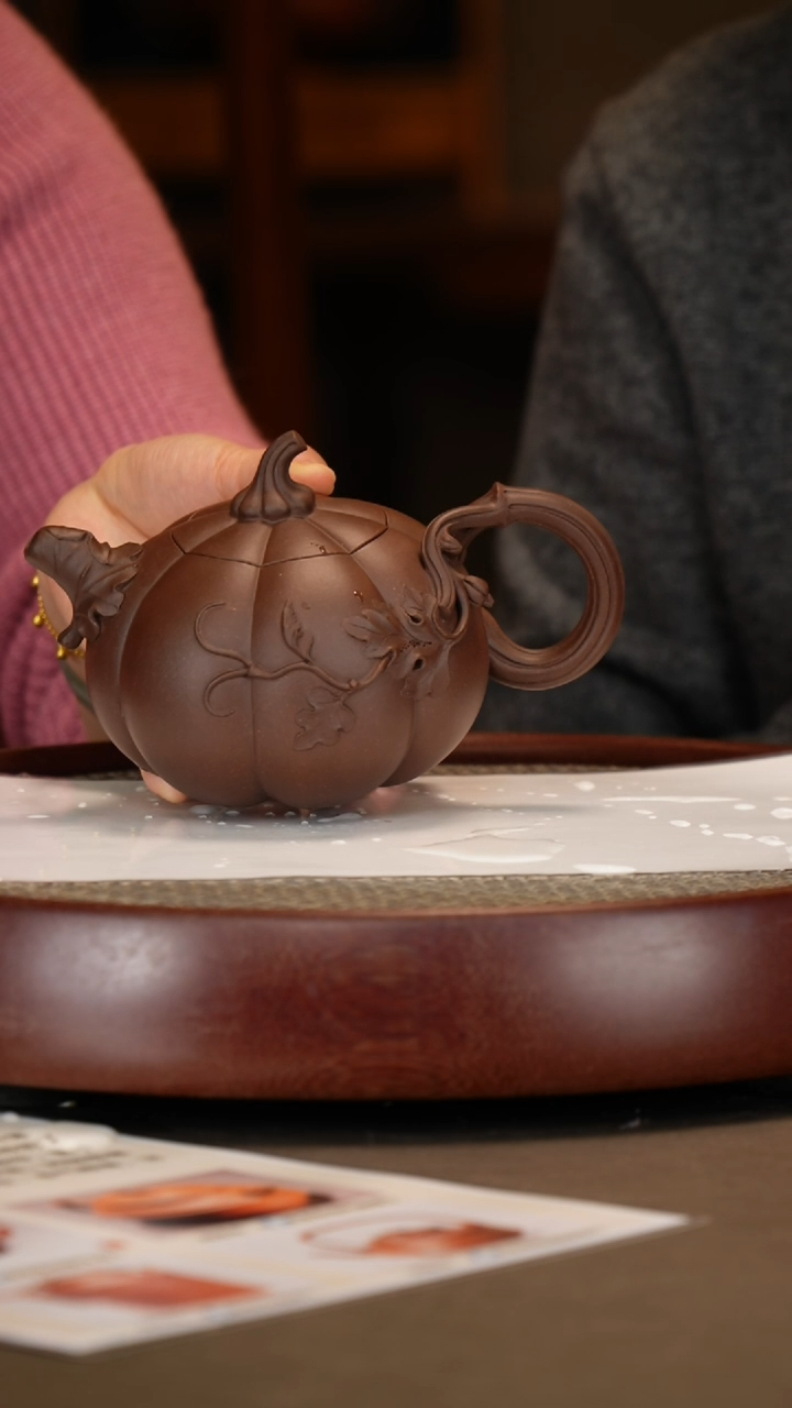 【闪购商品】紫砂茶壶【薛锋】紫泥南瓜