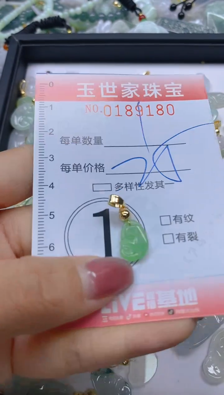 【闪购商品】翡翠颈饰未镶嵌闪购0189180