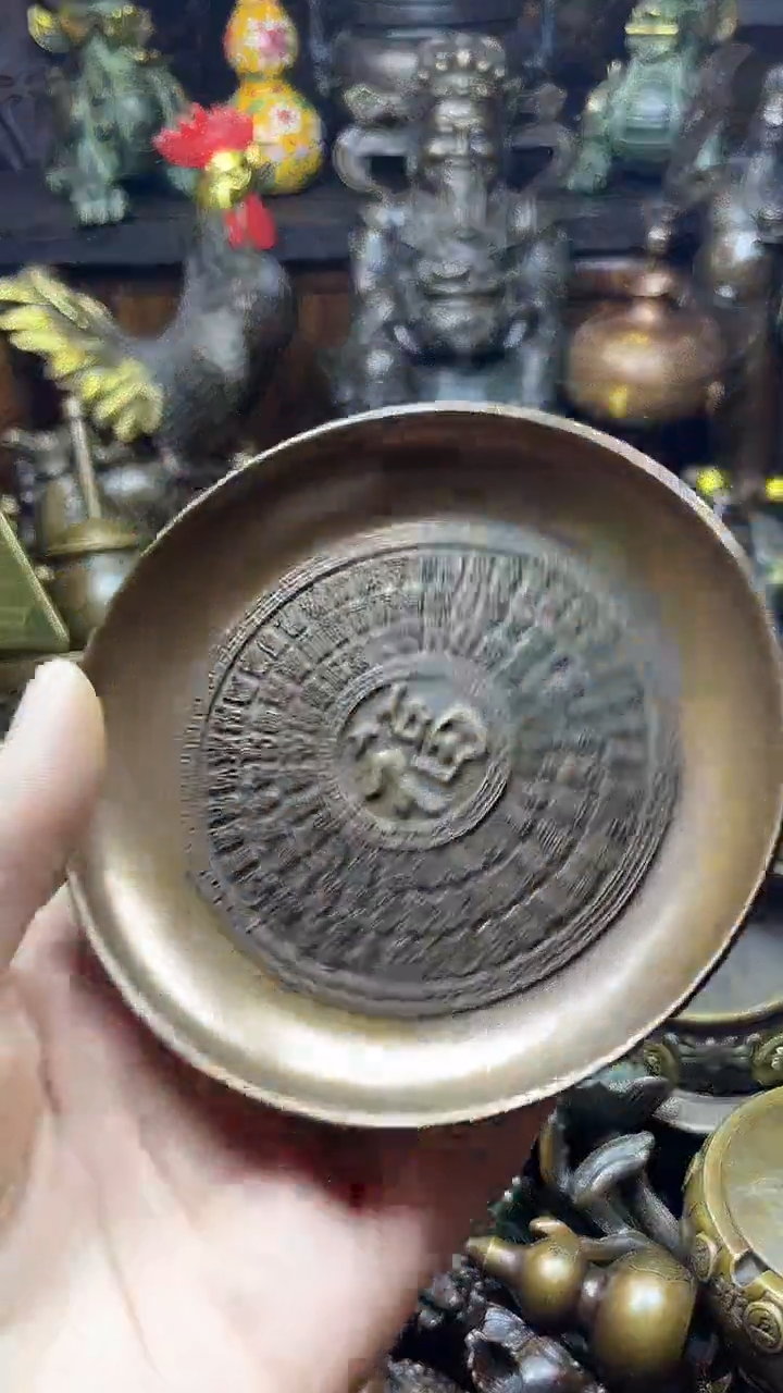 闪购链接，点击下单，有运费险，铜摆件