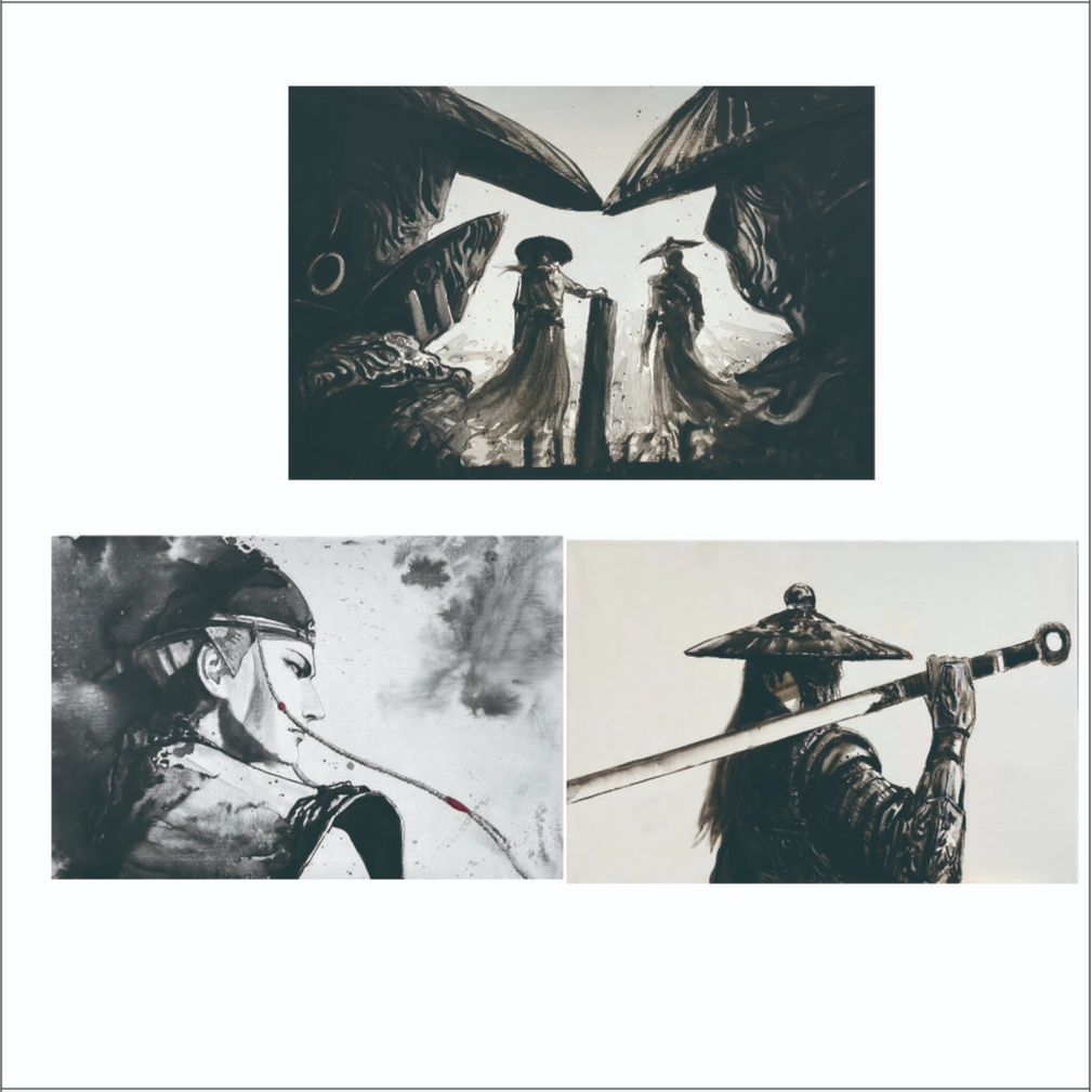 《不良人拍一发三》40*30*3PVC现代动漫装饰画