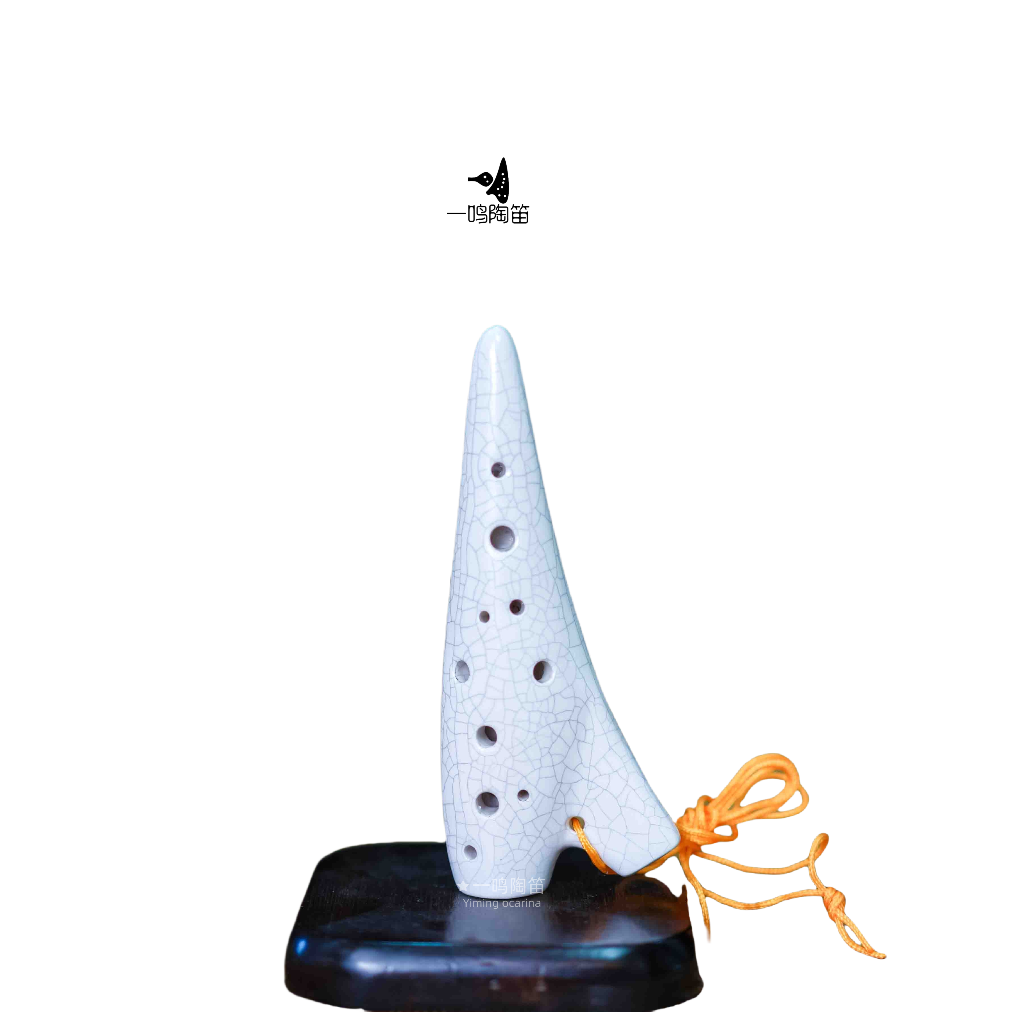 景德镇原创SC调十二孔陶笛【白冰裂小潜艇】高音C调