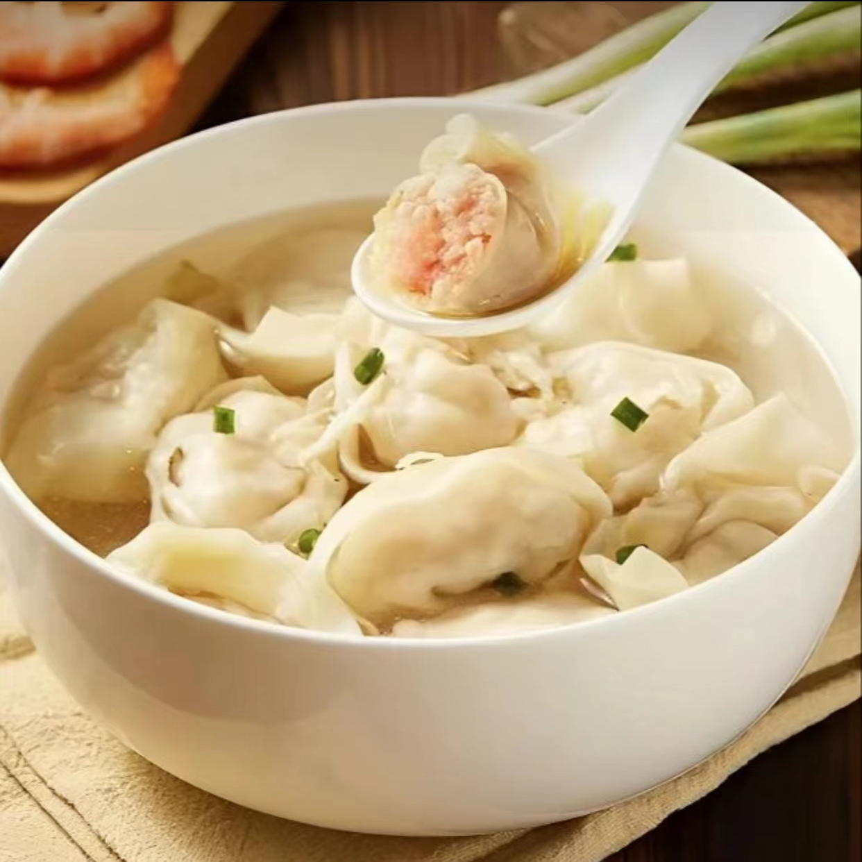 哈喽婷婷 虾仁鲜肉小馄饨  160g/包*13包 共208个馄饨2包调料/包