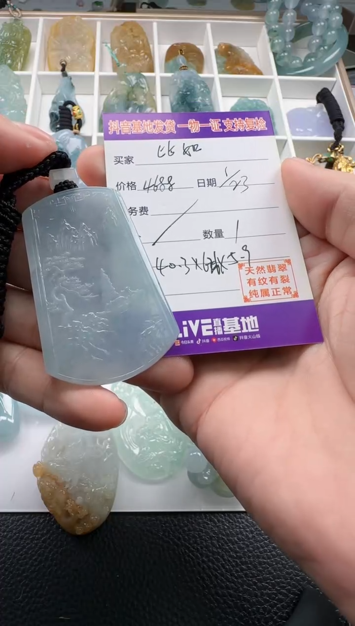 【闪购商品】翡翠颈饰未镶嵌1111111111