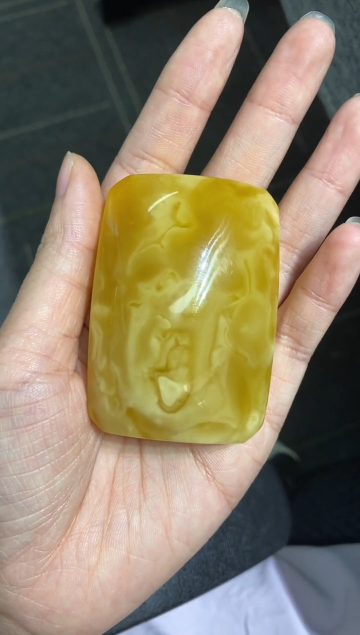 未镶嵌吊坠(不含链)蜜蜡平安无事牌