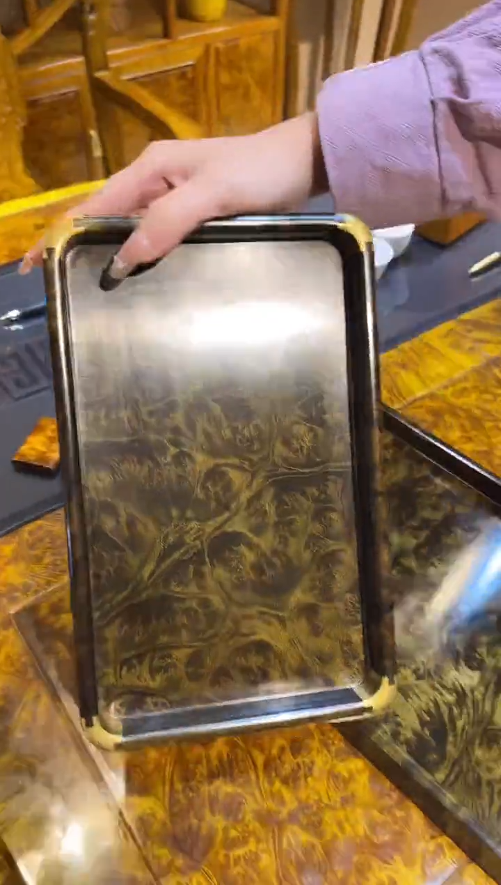 金丝楠阴沉木小号茶盘27