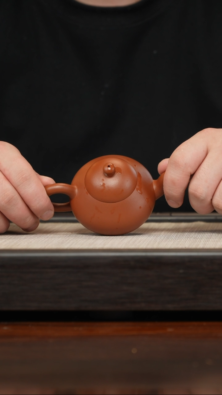 【闪购商品】紫砂茶壶朱泥梨型