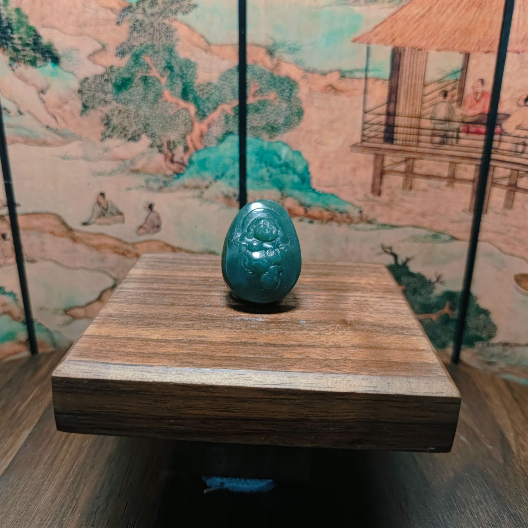 M和田玉佛公吊坠0851