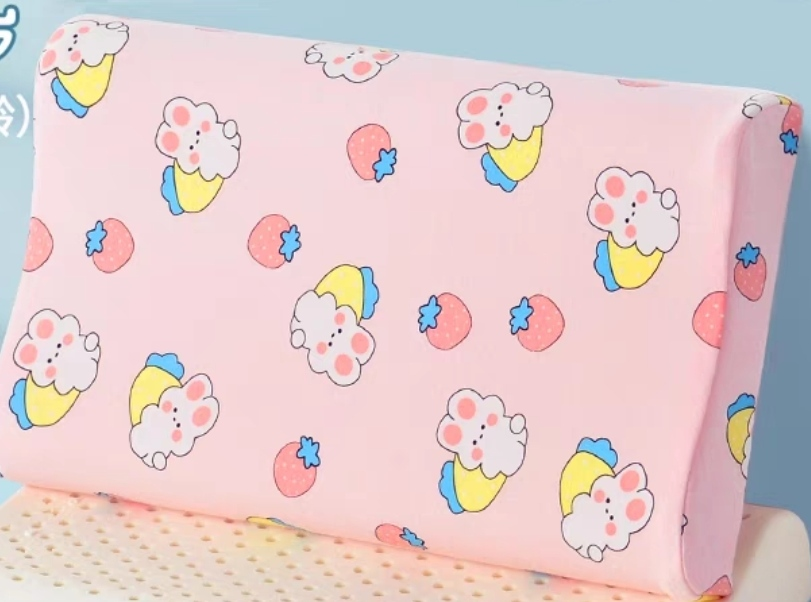 【福运鸟】 中号乳胶枕 可拆卸针织棉枕套 【36*48cm】