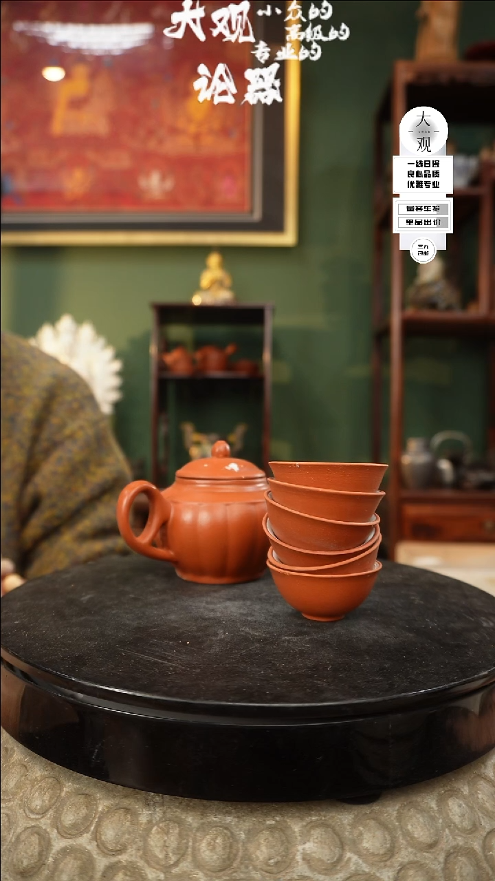 【闪购商品】瓷片大观论器壶套