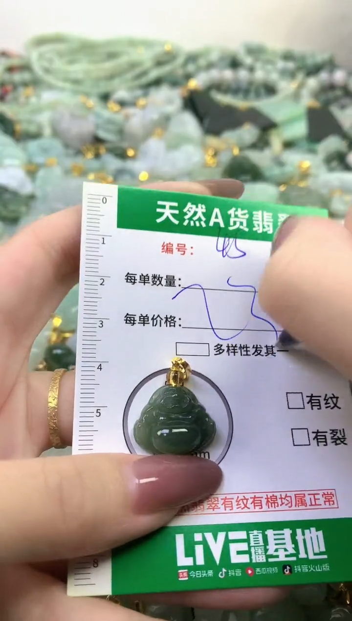 颈饰未镶嵌翡翠纯天然缅甸A货翡翠