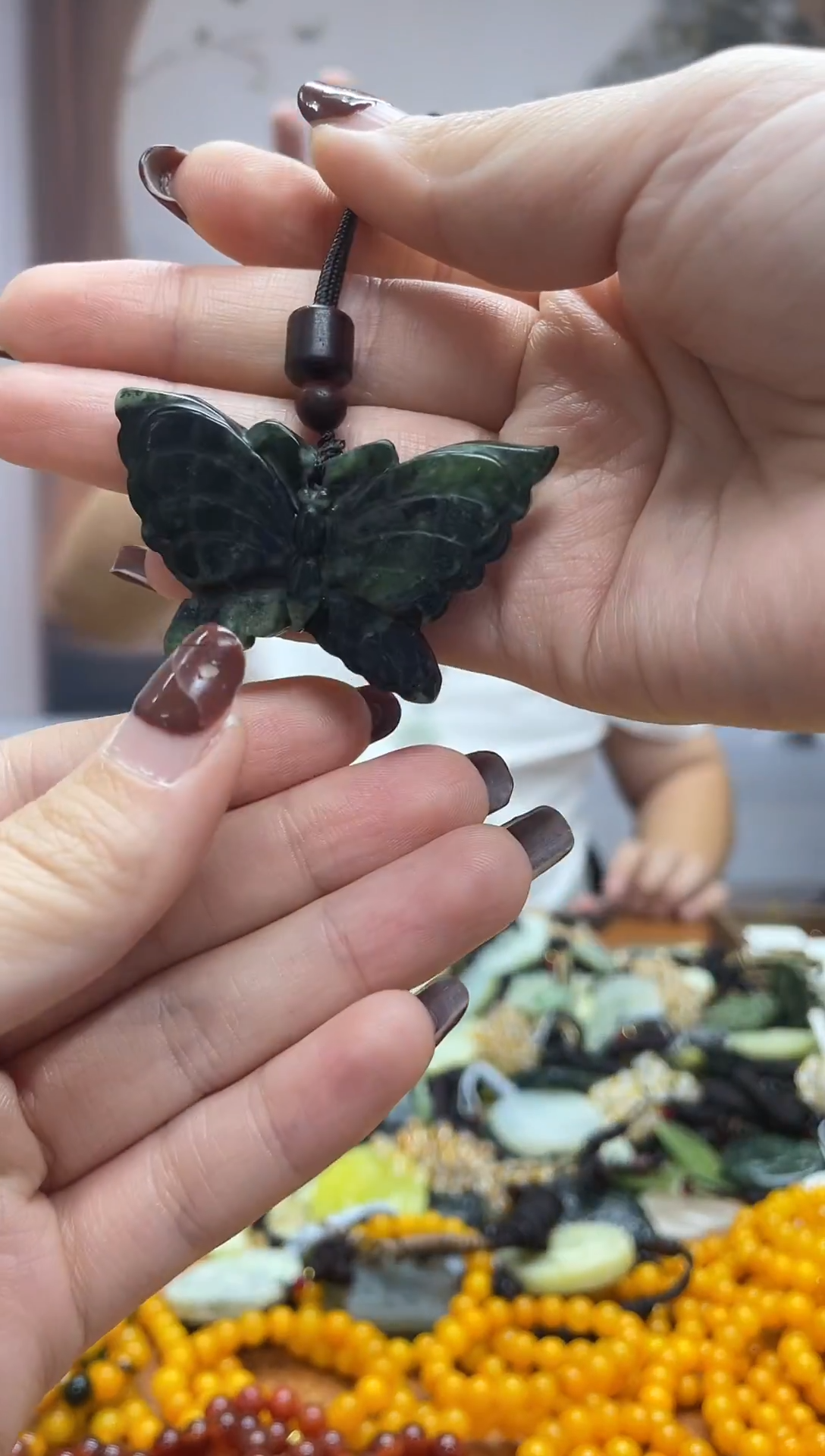 未镶嵌岫玉吊坠·