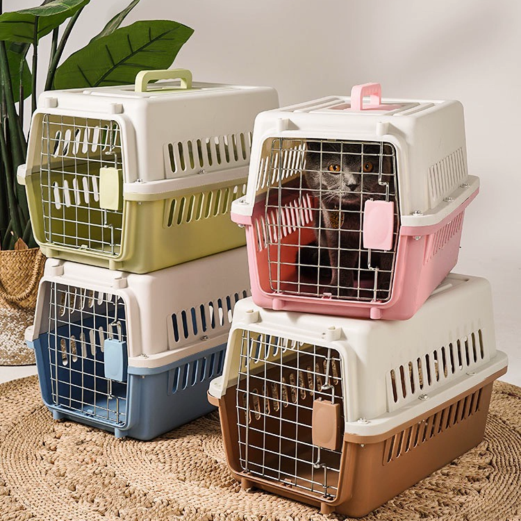猫咪专用航空箱猫笼子便携外出宠物托运箱车载狗笼手提塑料猫箱mz