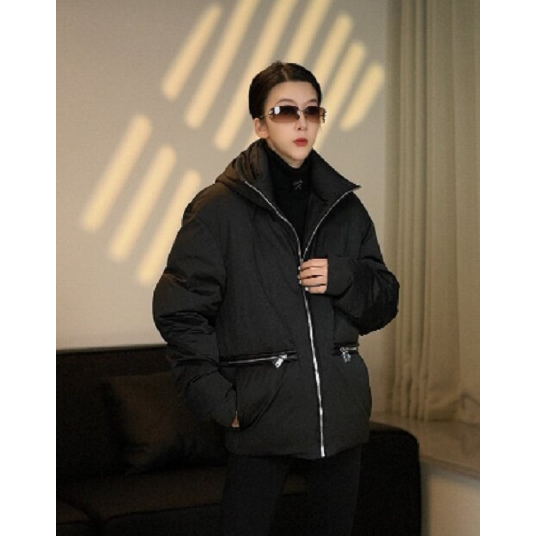 【K哥男装】男士时尚休闲连帽保暖冬季百搭90鹅绒羽绒外套877821