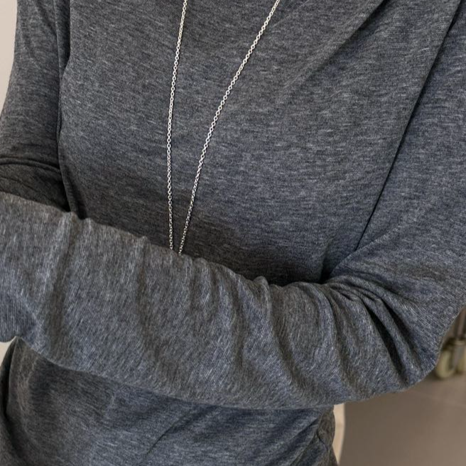 OZE  天丝羊毛打底衫  