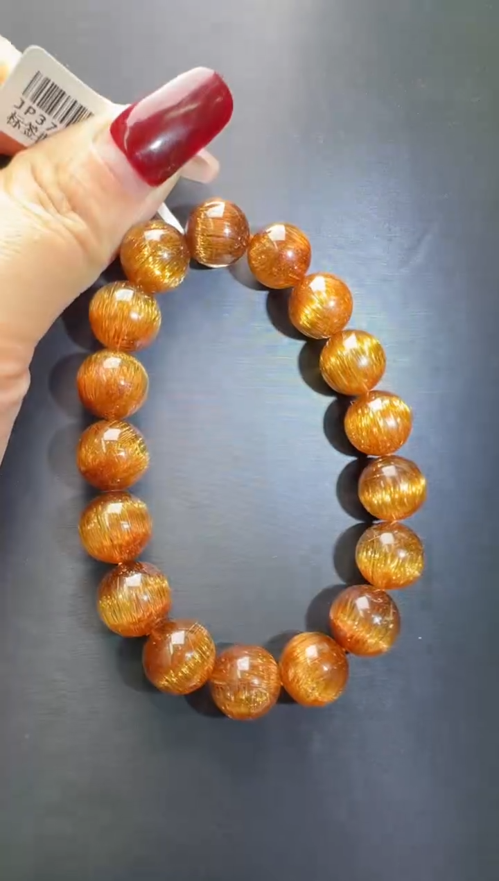 【闪购商品】水晶手串未镶嵌 铜发晶手串12m+ JP37844