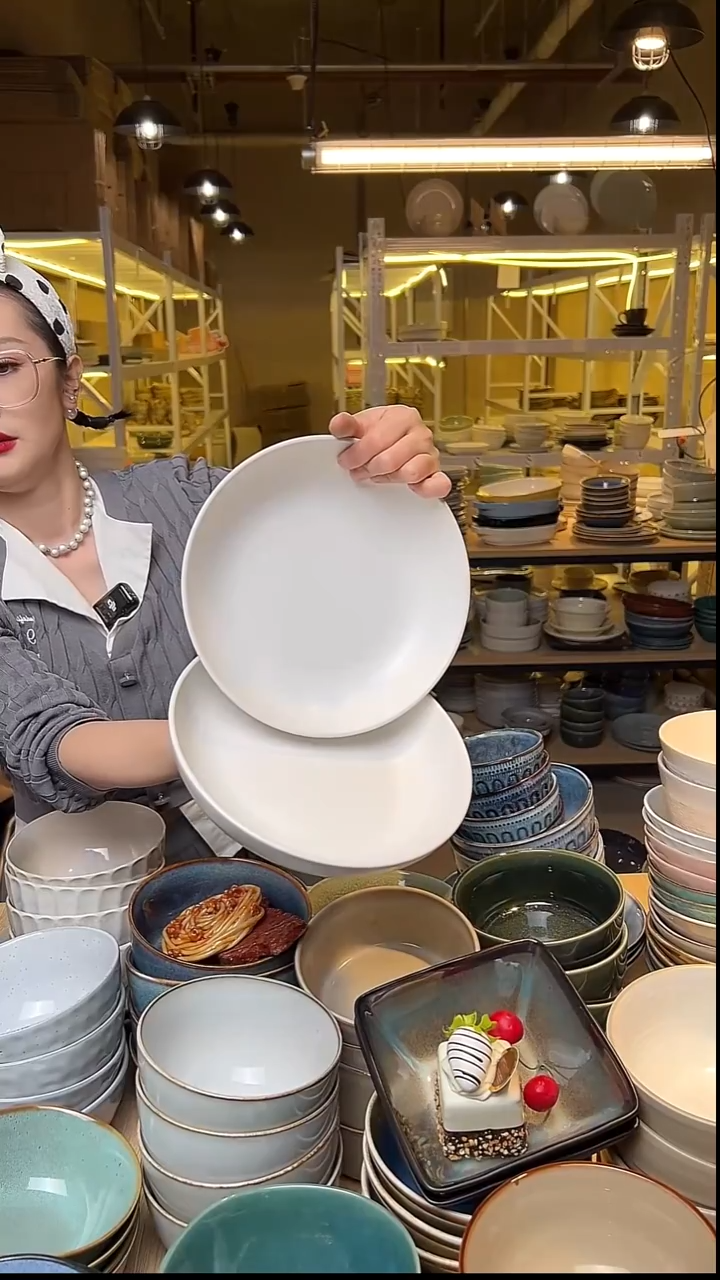 瓷282外贸尾货窑变釉下彩默认微瑕