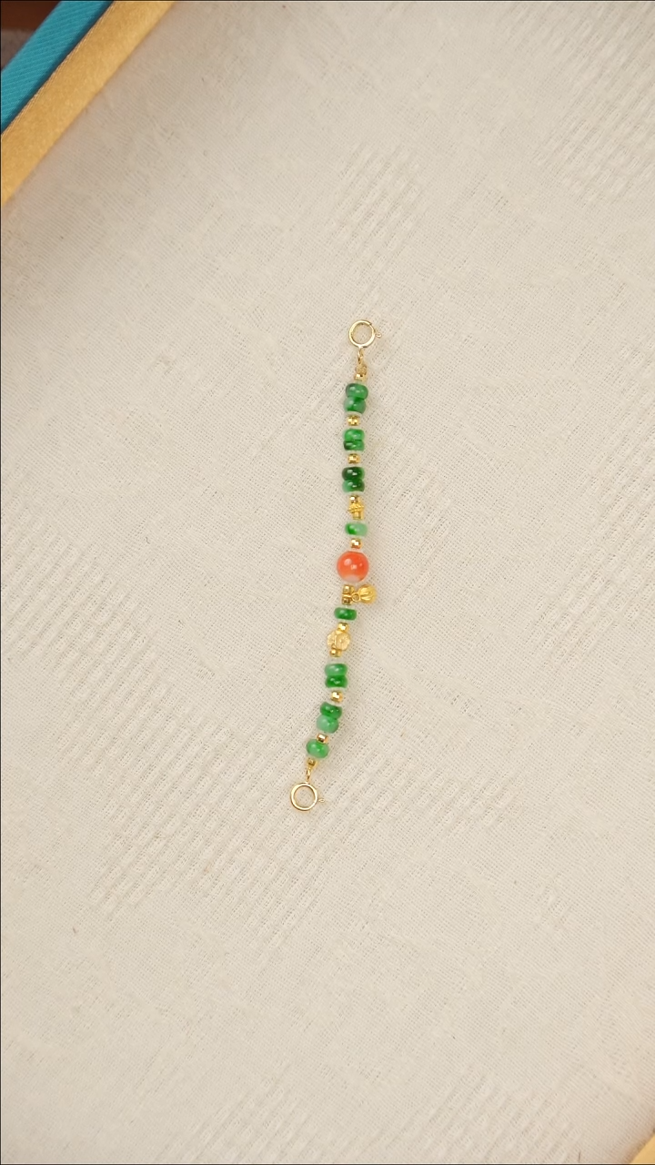 吊坠(不含链)18K金镶嵌翡翠翡翠