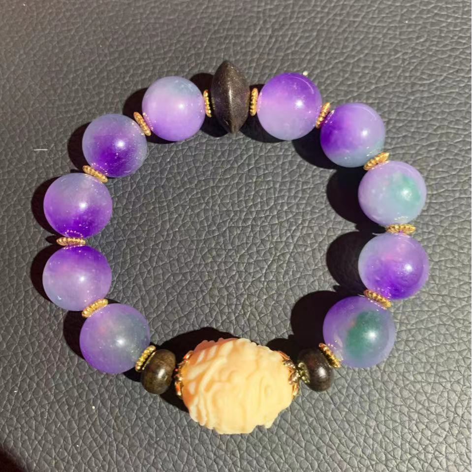 翡翠定制手串14mm（多样发其一）B292