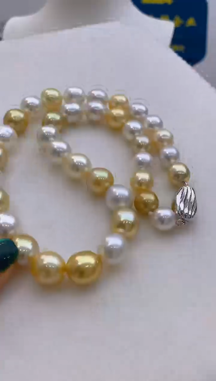 【闪购商品】海水珍珠项链未镶嵌106 9-12mm