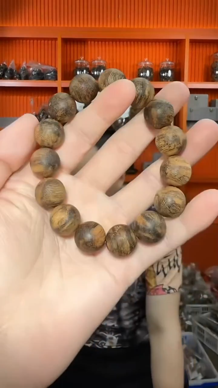 沉香手串400号霸王岭虎斑单圈20g1.5多样性发一