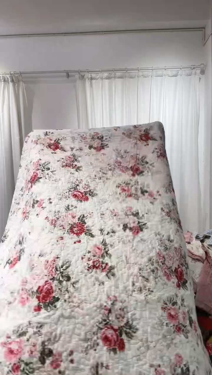 棉150*210纯棉床盖93号微瑕
