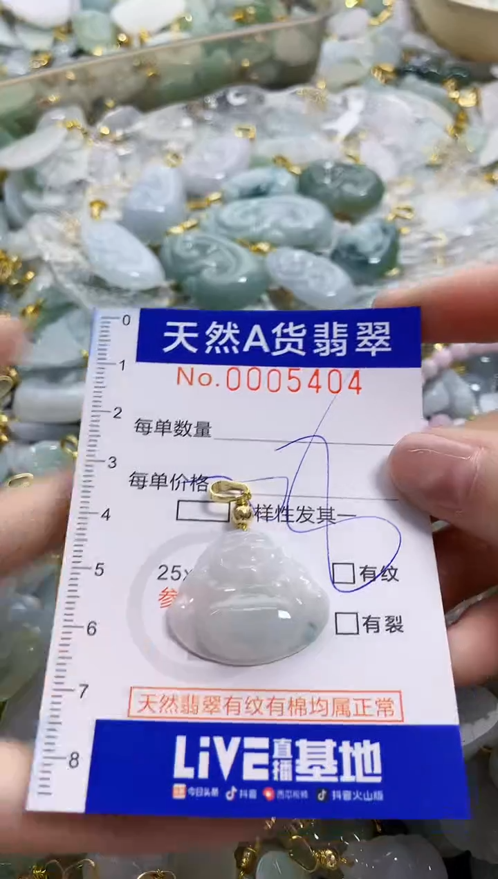 颈饰未镶嵌翡翠天然A货翡翠