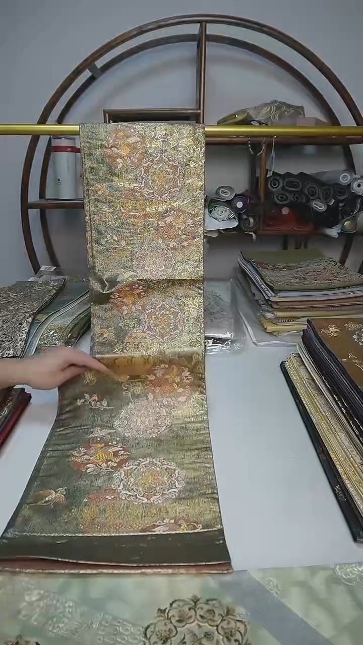 织绣79西阵织六通宝相花