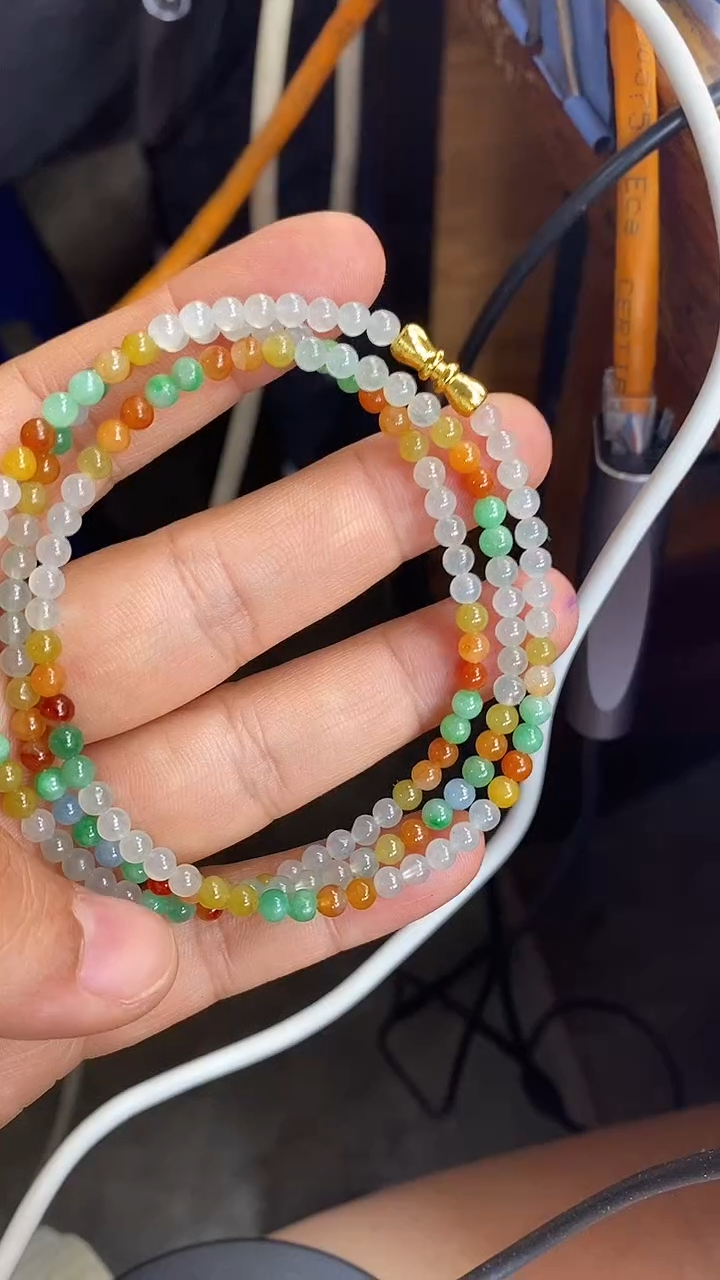 【闪购商品】定制翡翠未镶嵌长串