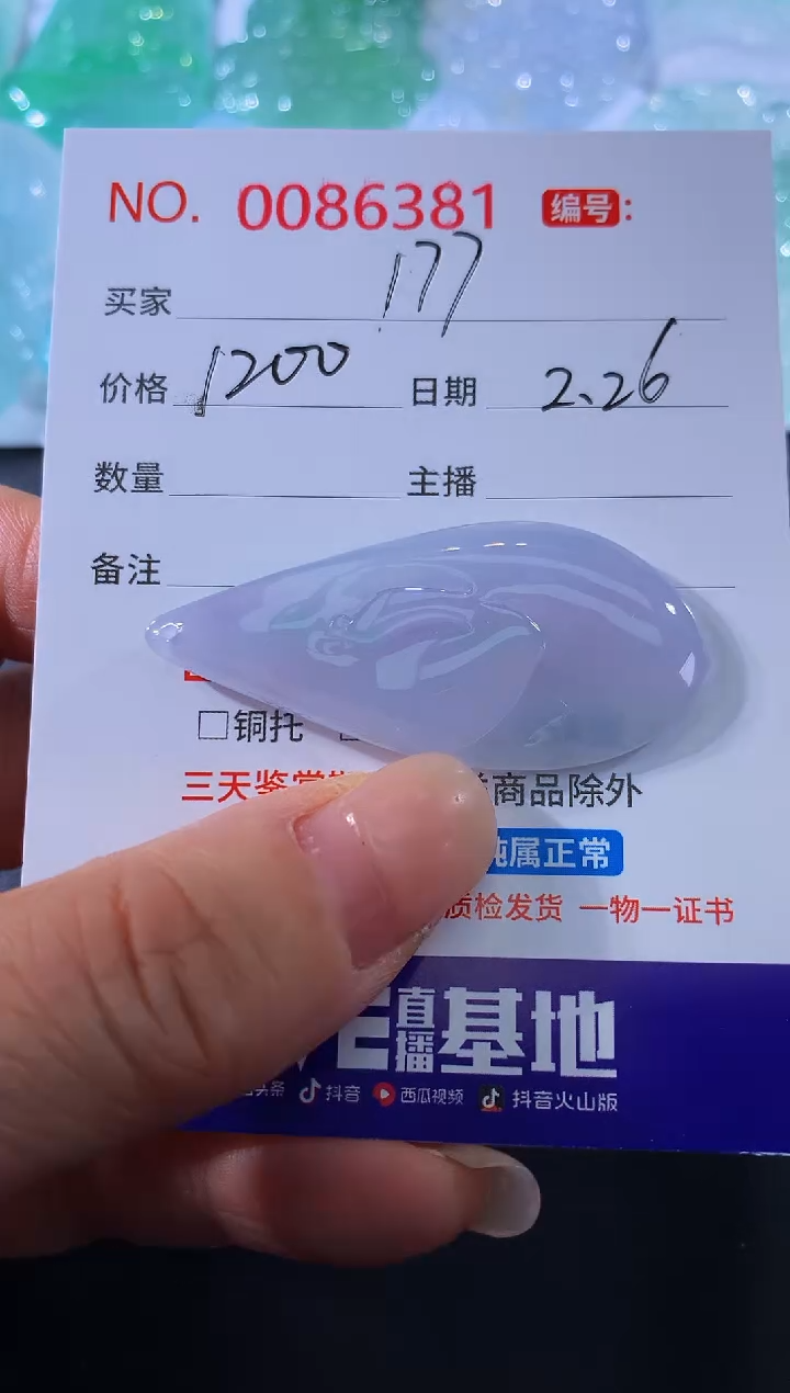 【闪购商品】翡翠颈饰未镶嵌！1