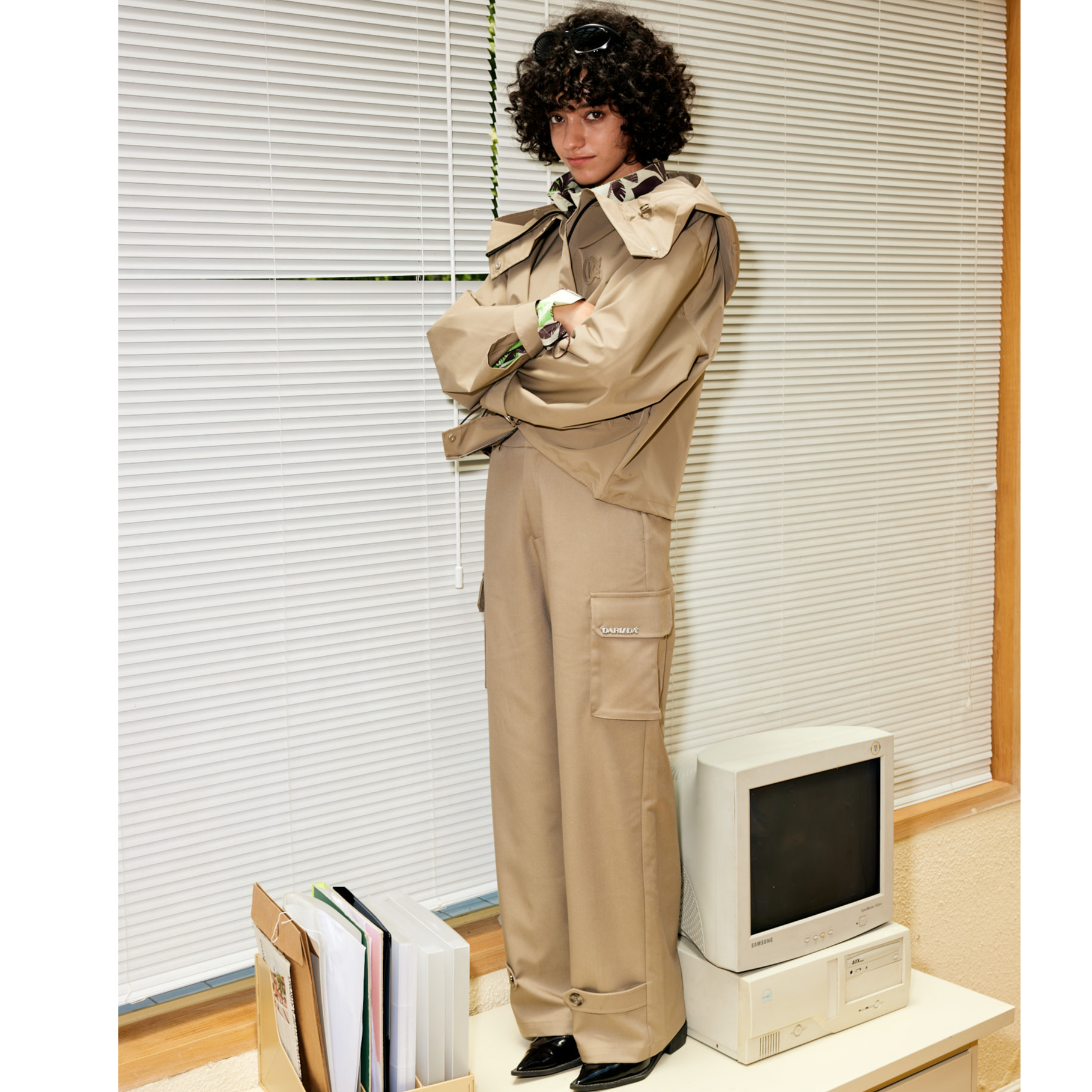 【达人专属】宽松直筒工装长裤DC433000K0