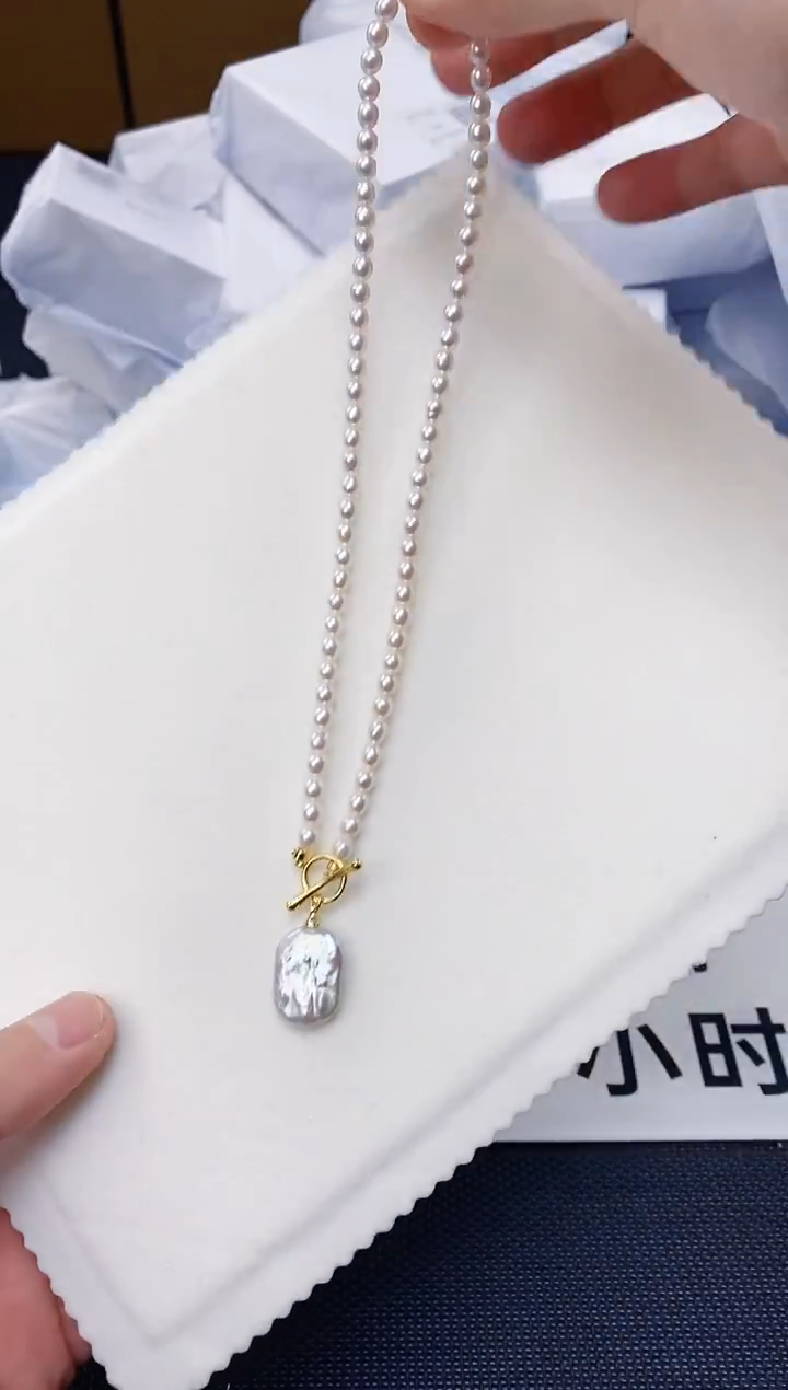 未镶嵌耳饰淡水珍珠XL1063