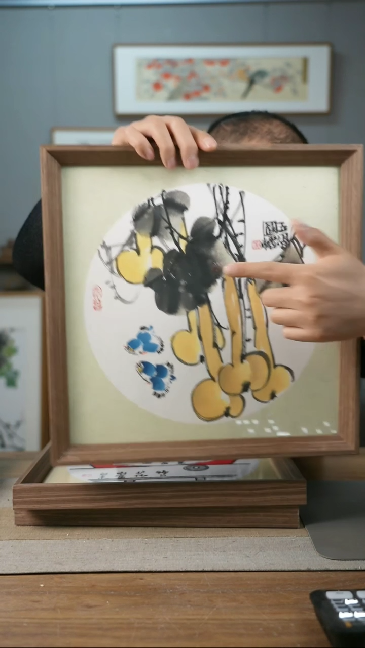 【闪购商品】书法协会会员老师带框作品-手书/绘同款作品