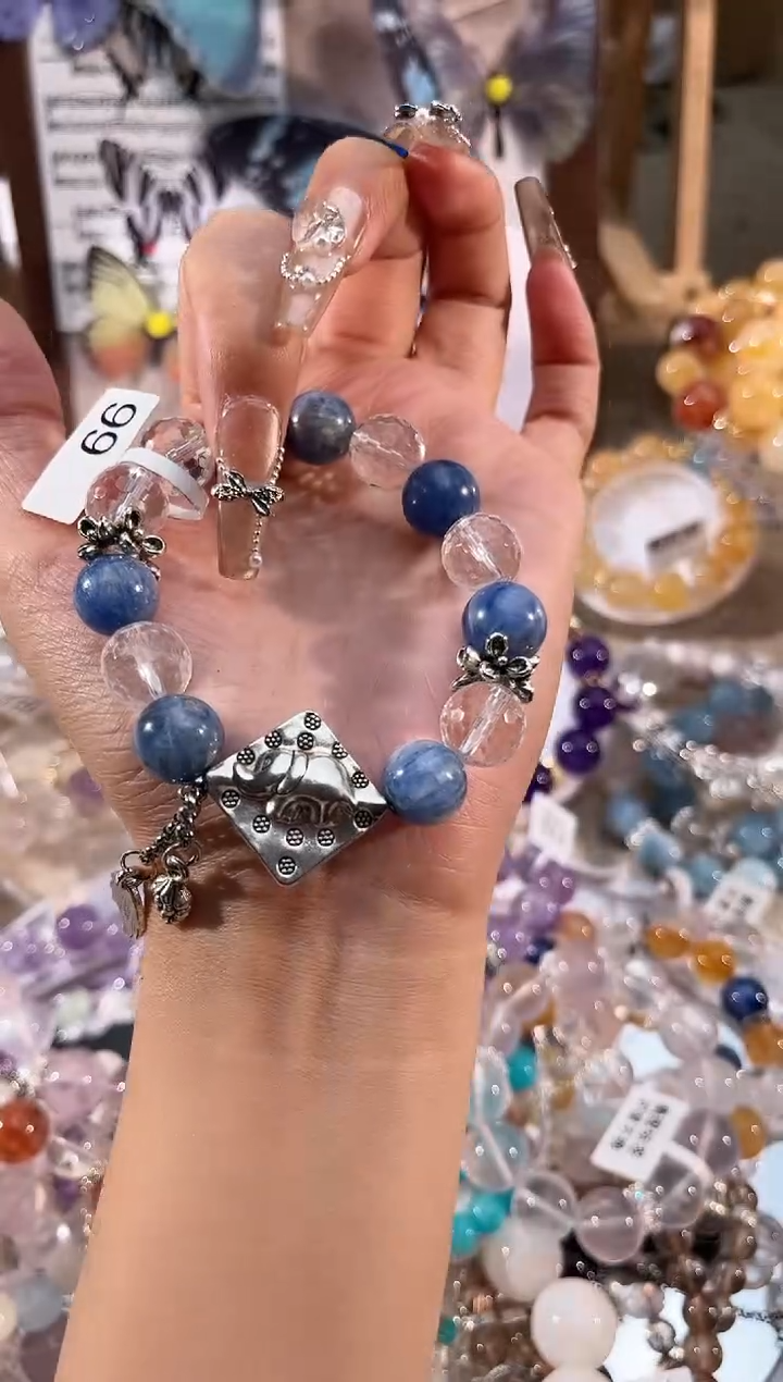 【闪购商品】水晶手链未镶嵌多样性发货颜色微差发其一