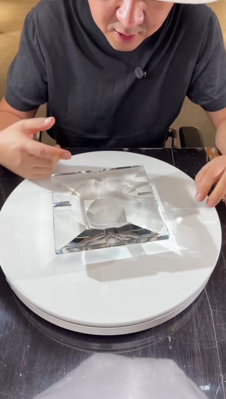 琉璃CS0101007净料水晶琉璃雪茄缸