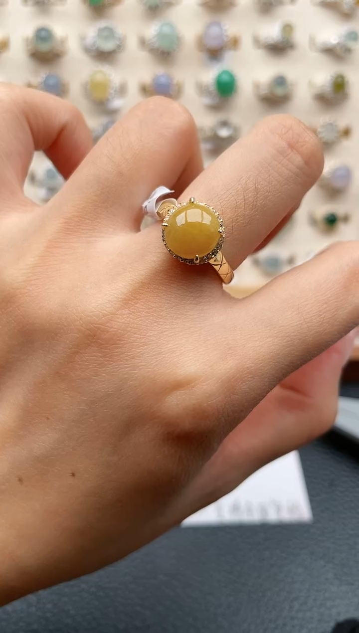 【闪购商品】翡翠戒指银S925镶嵌1111