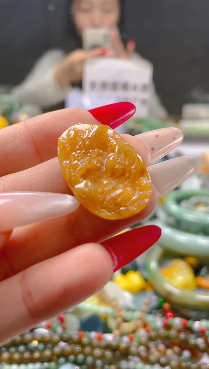 【闪购商品】翡翠颈饰未镶嵌/C/翡翠A货一图一物