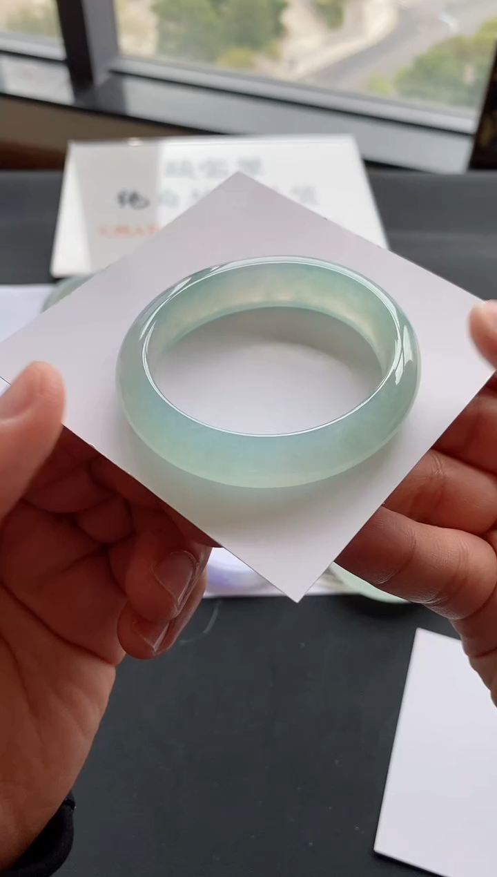 【闪购商品】翡翠手镯未镶嵌98号51.5*45*12.7*8小贵妃