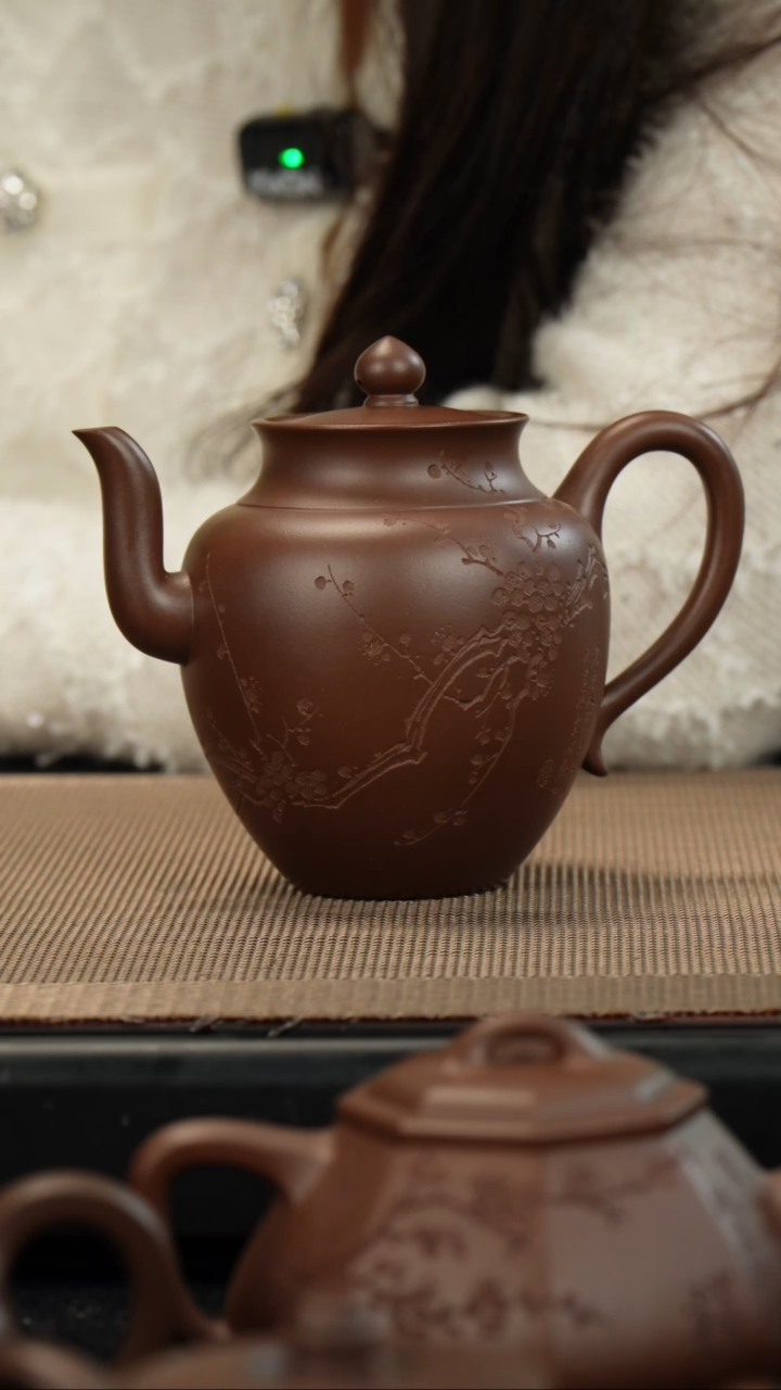【闪购商品】紫砂茶壶老紫泥风舞
