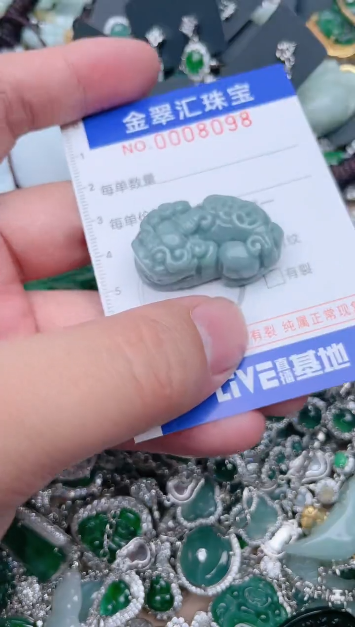 【闪购商品】翡翠颈饰未镶嵌8098....