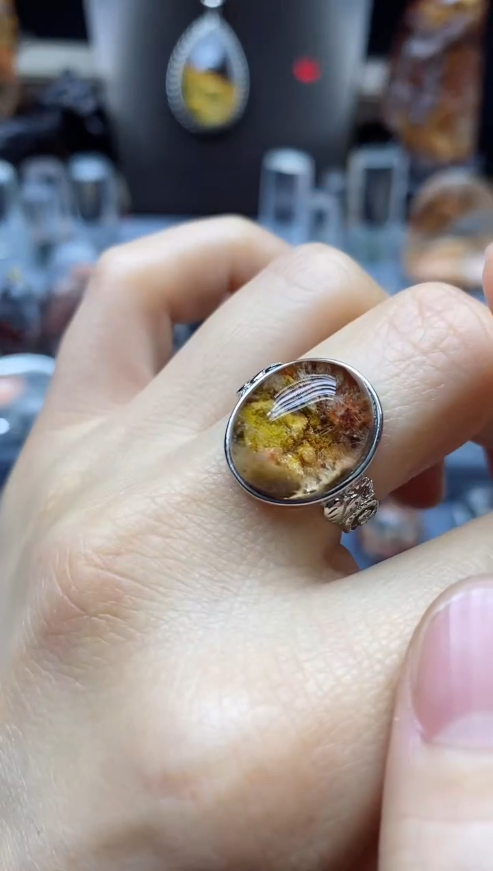 【闪购商品】水晶戒指银S925镶嵌水晶水晶