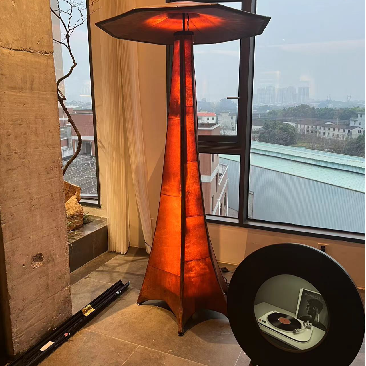 PACIFICGREEN树形长灯轻奢复古抽象75L*75W*220H(灯罩直径110CM)