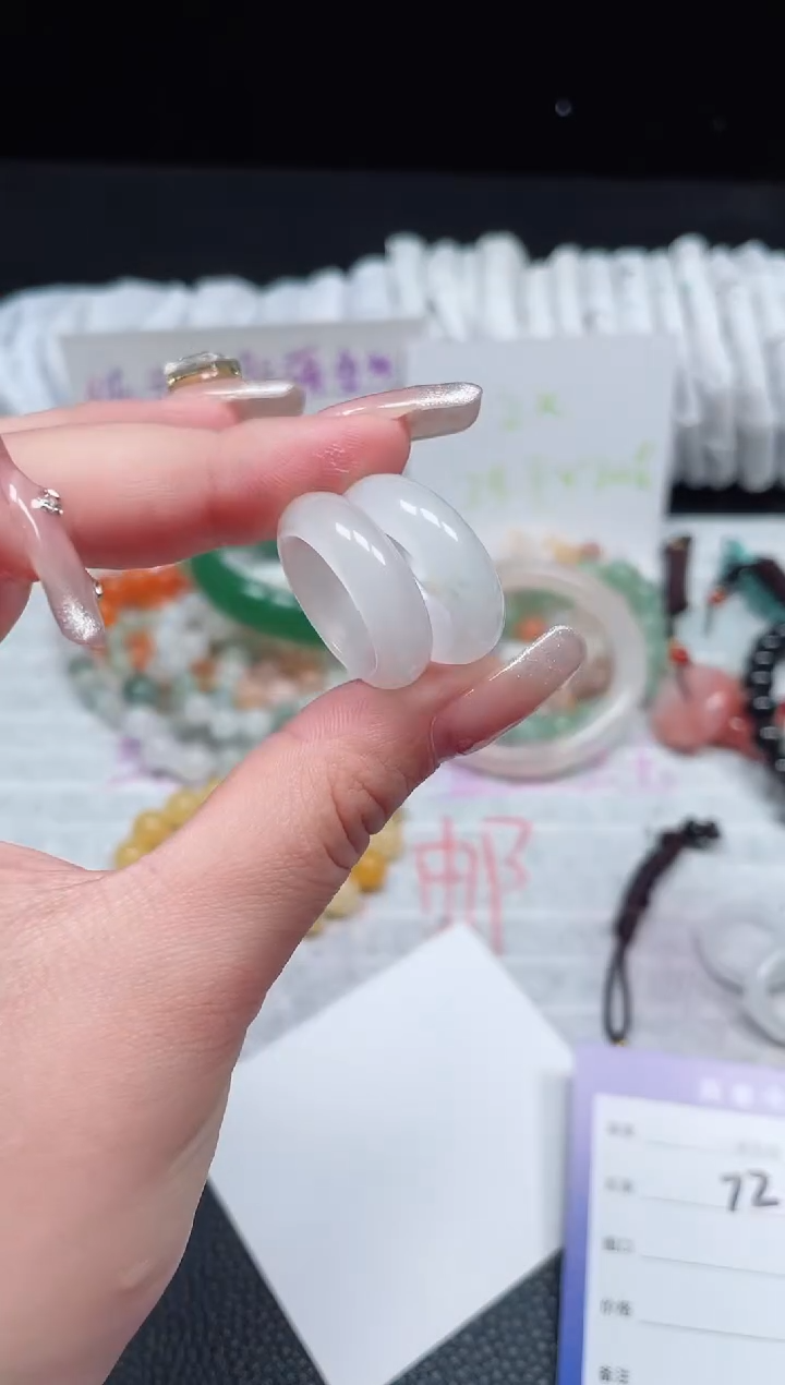 【闪购商品】石英质玉戒指/指环未镶嵌18戒圈