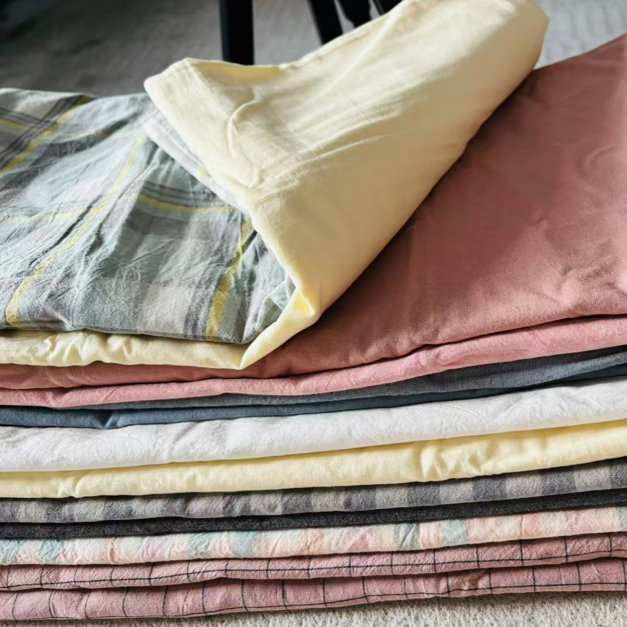 枕套印花枕头套莱赛尔天丝人造棉床单清货颜色随机发【无运费险！】