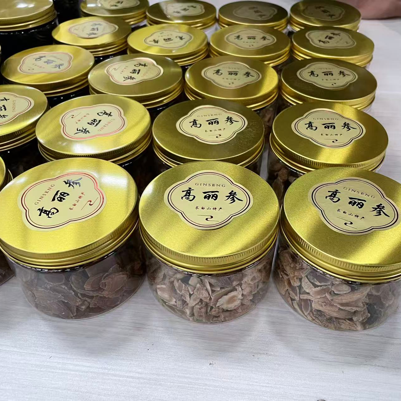 菊花心高丽参切片精品