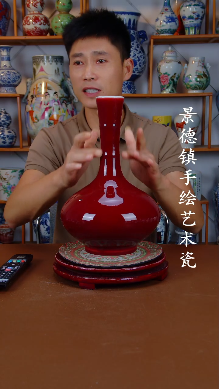 现代景德镇手工手绘陶瓷摆件4