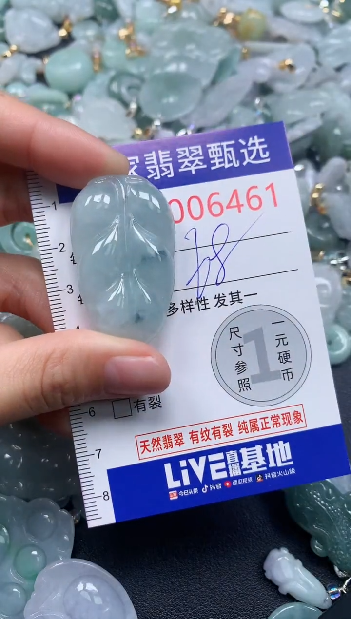 吊坠(不含链)未镶嵌翡翠6461