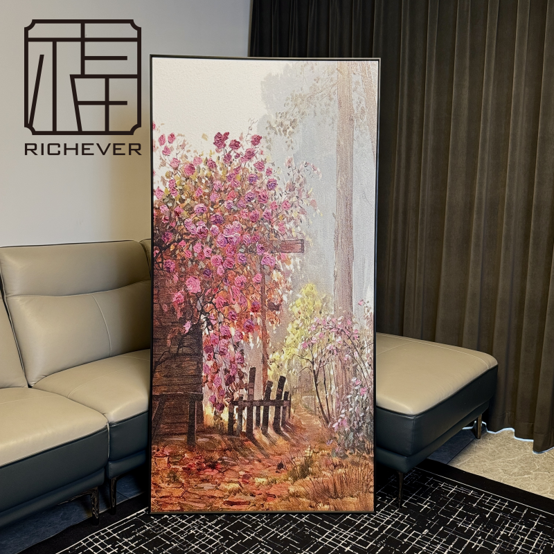 【梦境花园】手绘立体肌理油画现代简约百搭客厅玄关多用装饰画