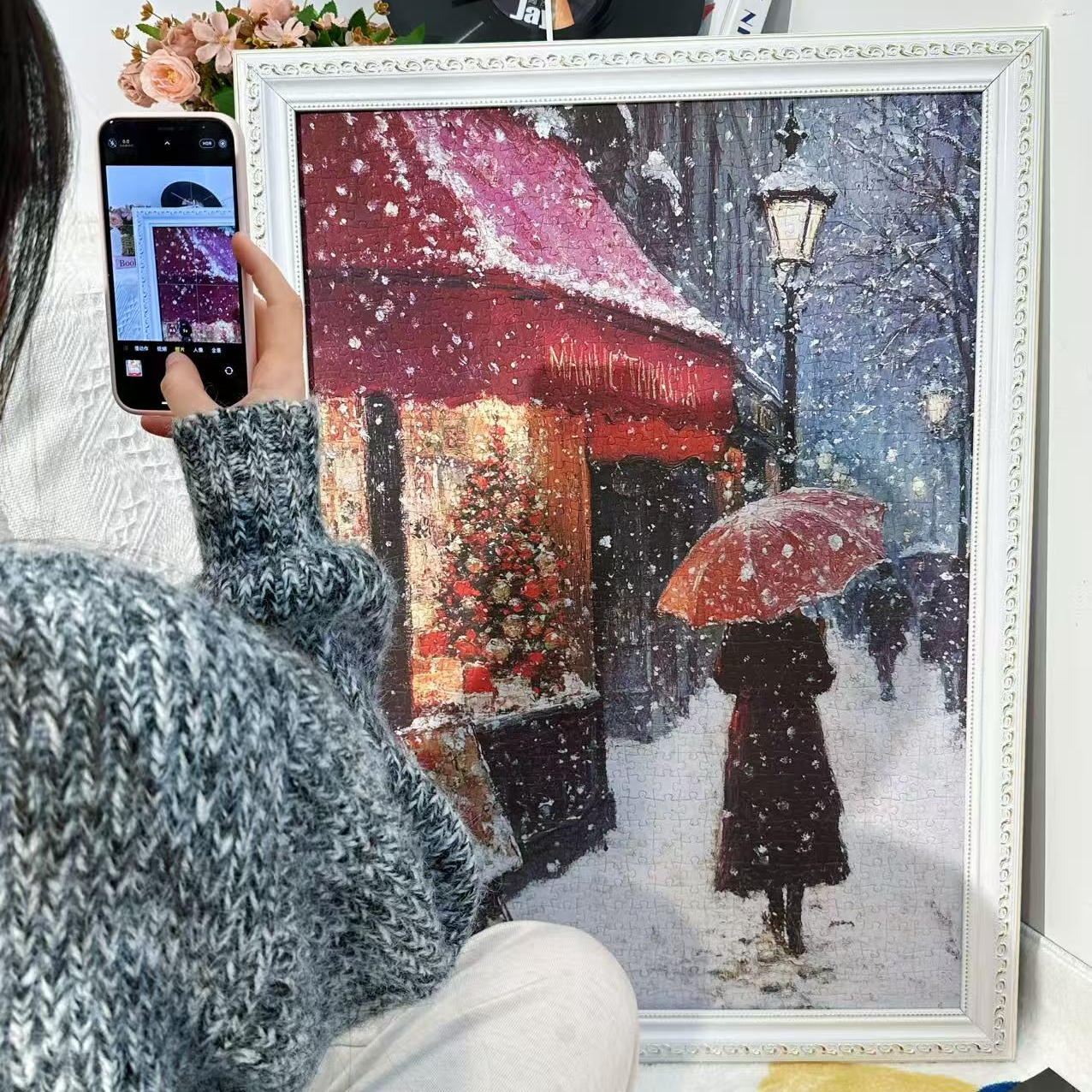 拼的乐拼图1000片遇见成人拼图 丝绒质感 情侣生日礼物